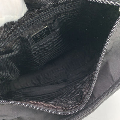 Prada Black Nylon Tessuto Tote Shoulder Bag