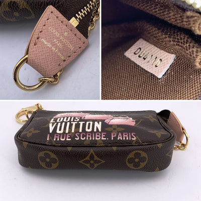 Louis Vuitton Monogram 1 Rue Scribe Mini Pochette Accessories Bag
