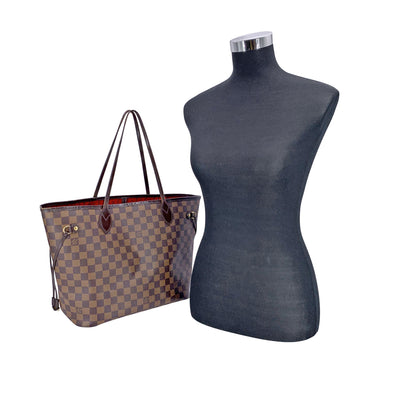 Louis Vuitton Brown Damier Ebene Canvas Neverfull MM Tote Bag