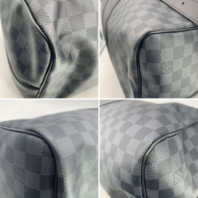 Louis Vuitton Damier Graphite Canvas Keepall 55 Bandouliere Bag