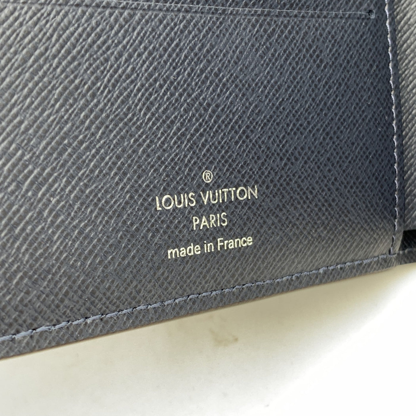 Louis Vuitton Navy Blue Epi Leather Multiple Bifold Wallet