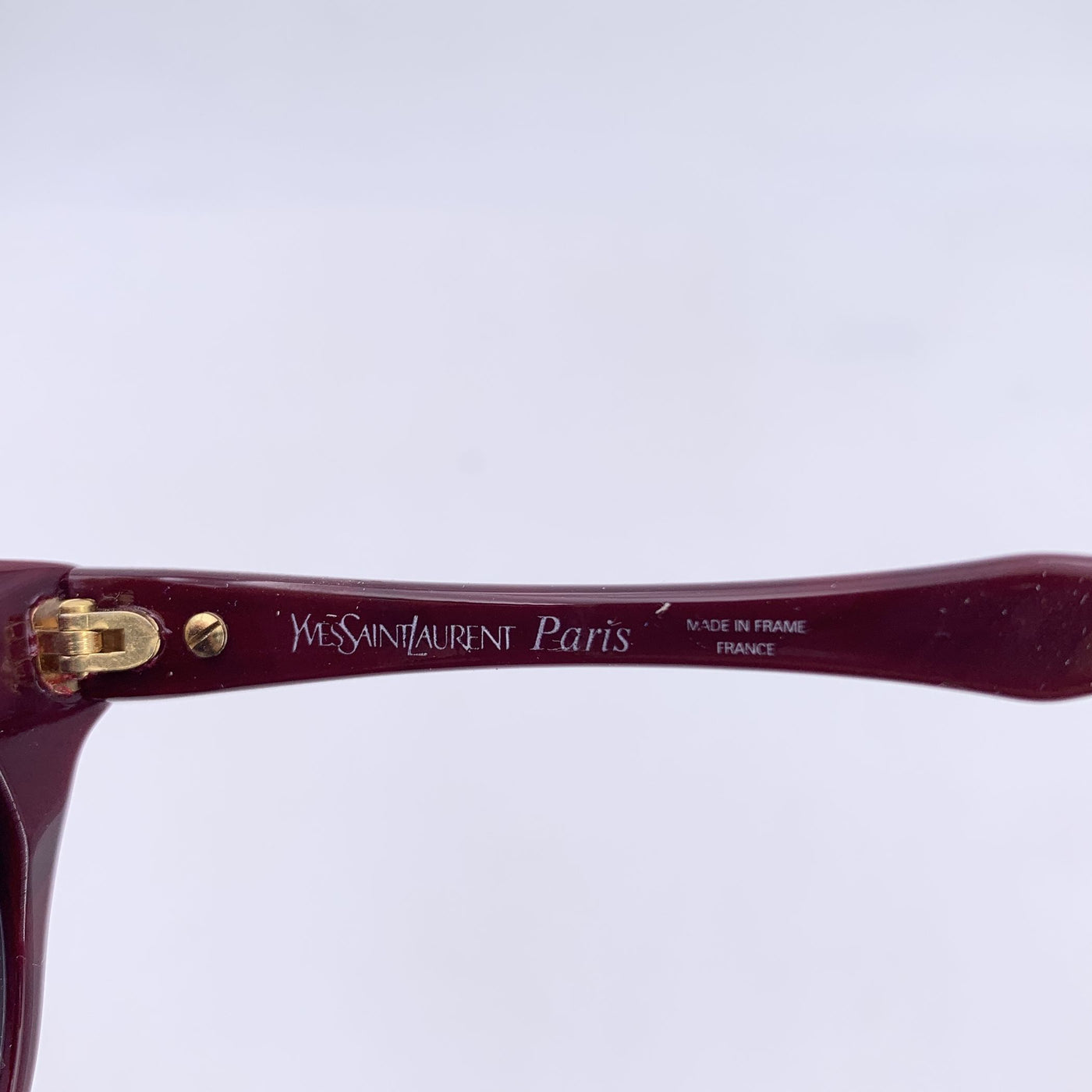 Yves Saint Laurent Vintage Burgundy Sunglasses PROCRIS 52/19 140mm