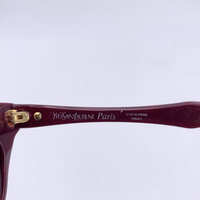 Yves Saint Laurent Vintage Burgundy Sunglasses PROCRIS 52/19 140mm