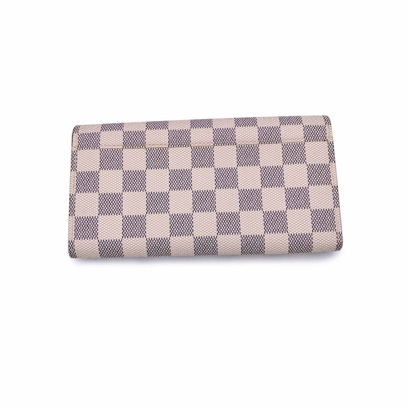 Louis Vuitton Damier Azur Canvas Long Sarah Clutch Wallet