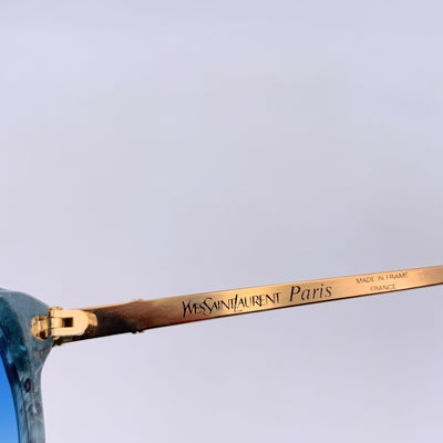 Yves Saint Laurent Vintage Blues Sunglasses PERSEPHONE 56/17 130mm