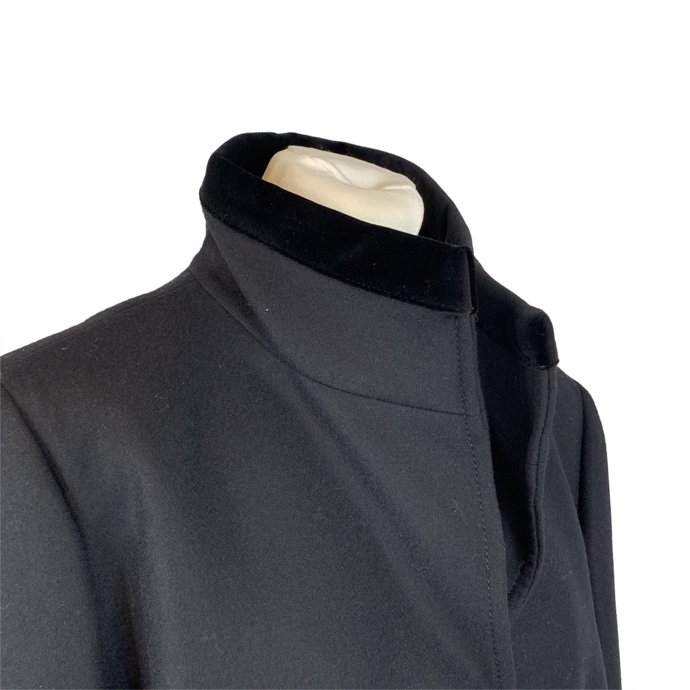 Fay Black Pure Virgin Wool Virginia Coat Size XXXL