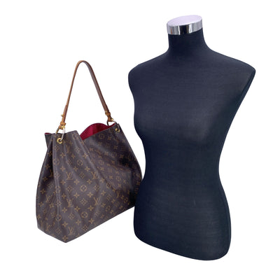 Louis Vuitton Monogram Canvas Graceful PM Shoulder Hobo Bag Tote