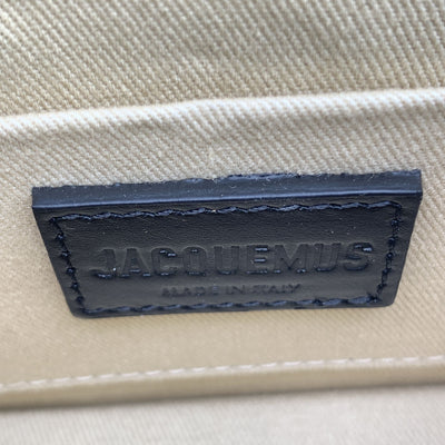 Jacquemus Black Leather Le Chiquito Small Structured Bag with Strap