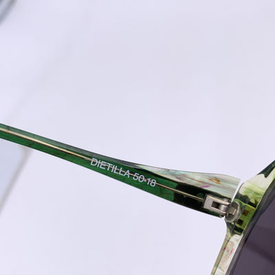 Yves Saint Laurent Vintage Green Sunglasses DIETILLA 50/18 130mm