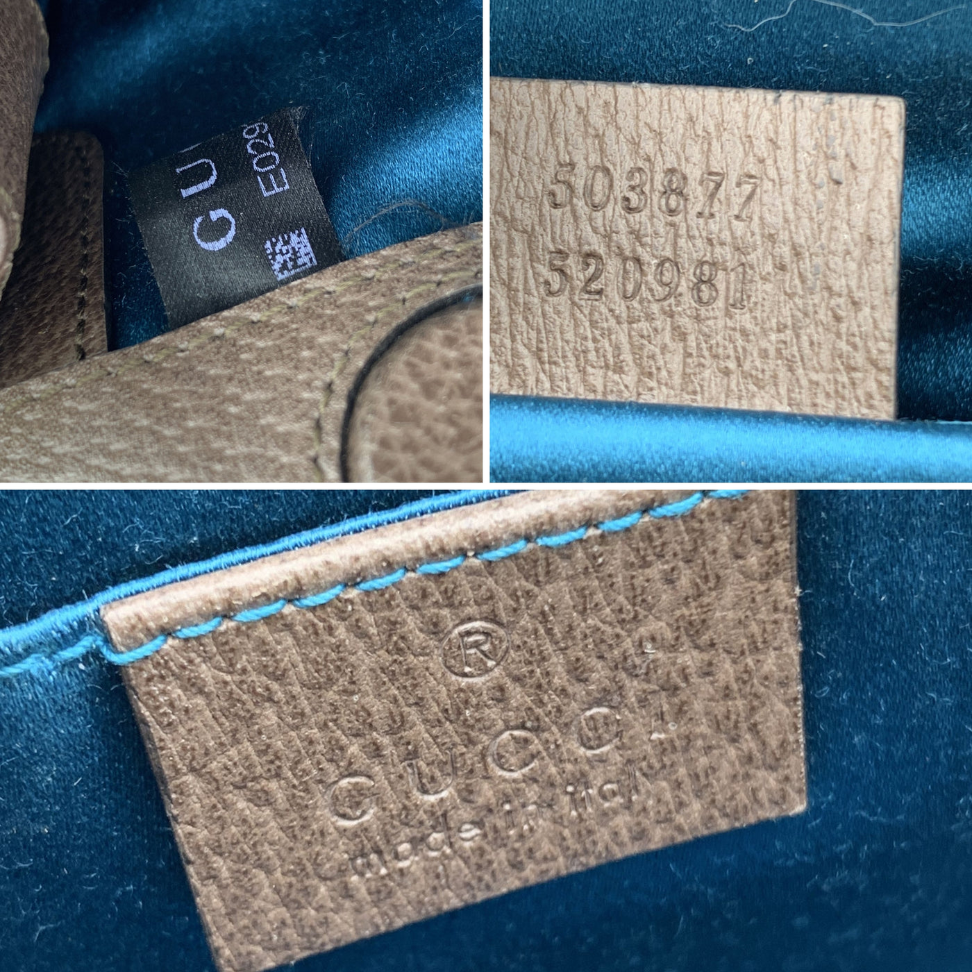 Gucci GG Supreme Monogram Canvas Small Ophidia Shoulder Bag