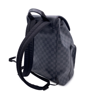 Louis Vuitton Damier Graphite Canvas Utility Backpack Shoulder Bag