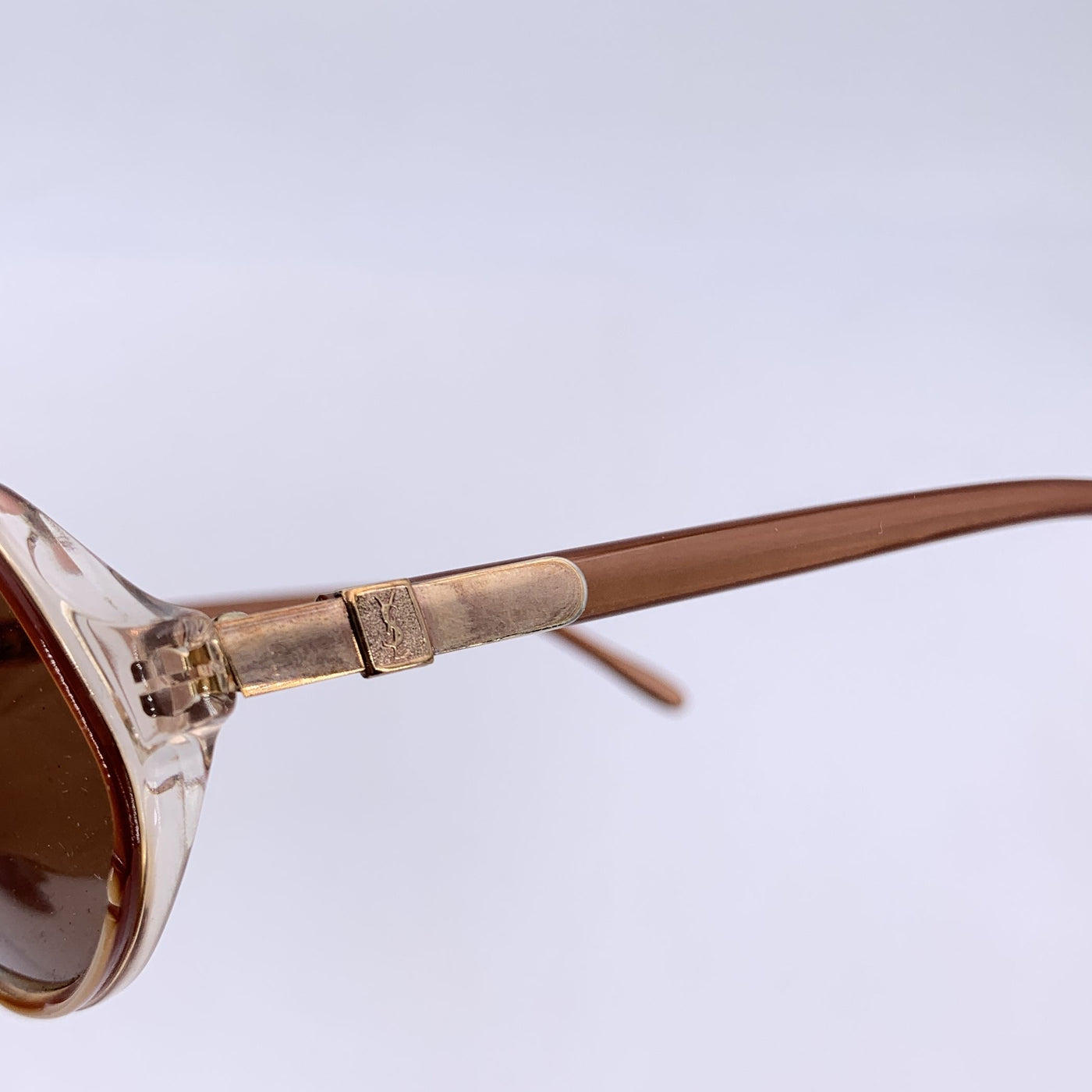 Yves Saint Laurent Vintage Clear Sunglasses HESTIA 56/12 140mm