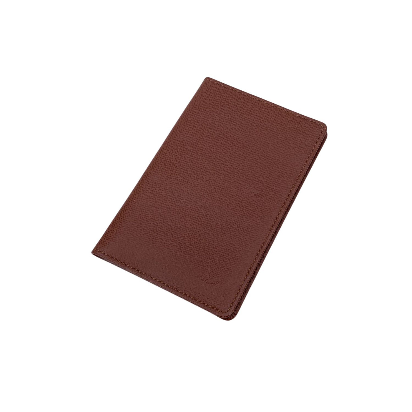 Louis Vuitton Vintage Tan Leather ID Card Wallet Photo Holder