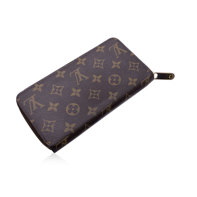 Louis Vuitton Monogram Canvas Zippy Long Wallet Brown M42616