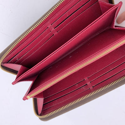 Louis Vuitton Monogram Canvas Zippy Long Wallet Fuchsia M41895