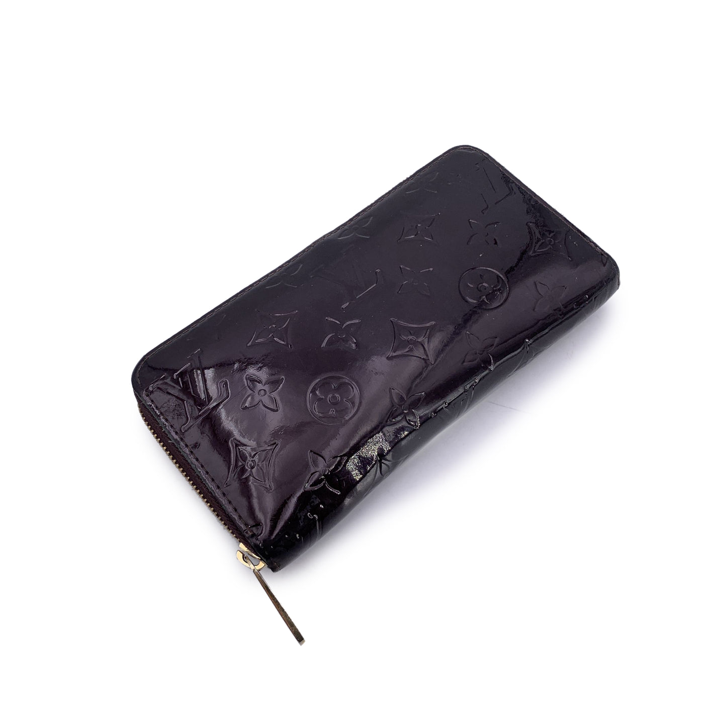 Louis Vuitton Amarante Monogram Vernis Zippy Long Wallet