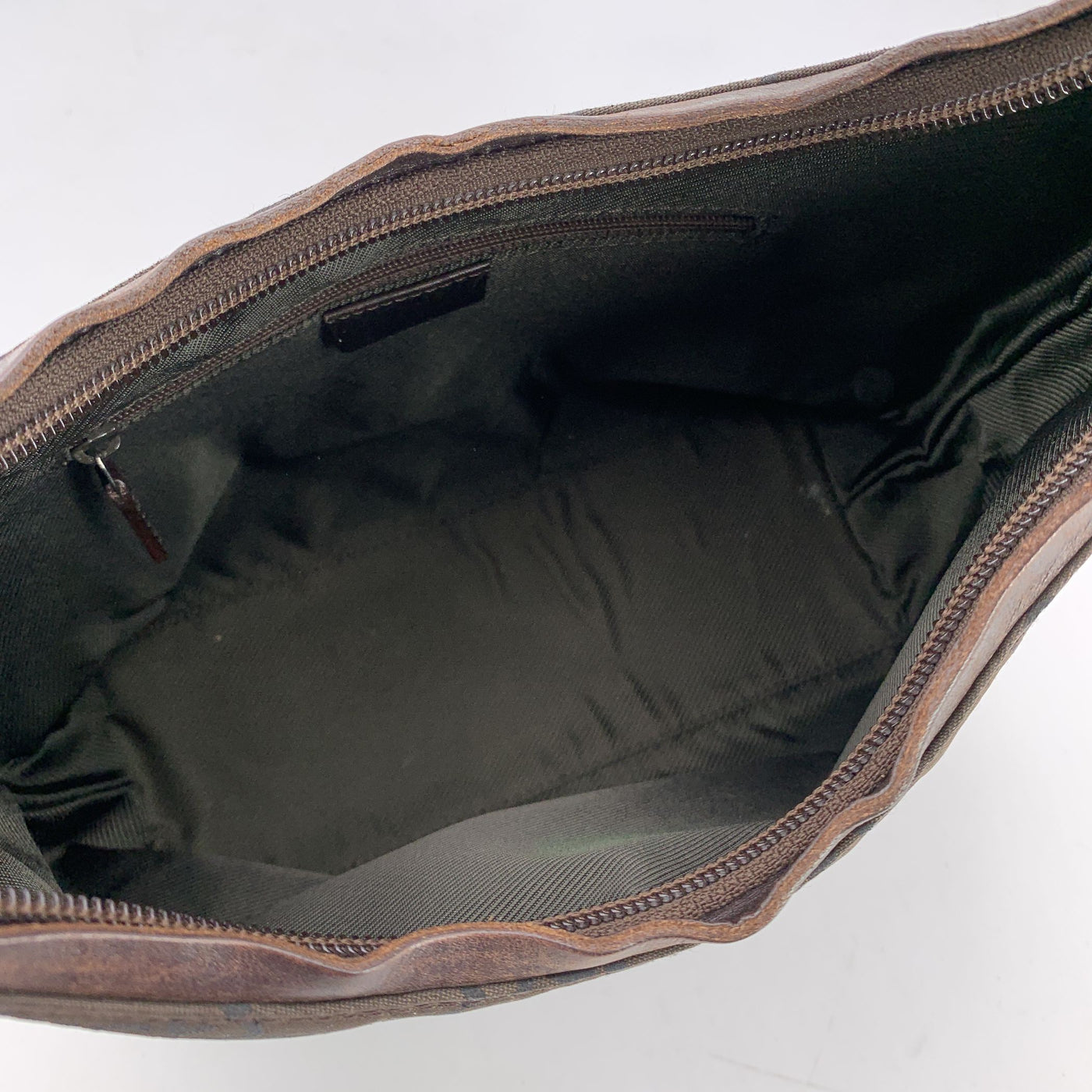 Gucci Brown Big Monogram Canvas Hobo Bag Shoulder Bag