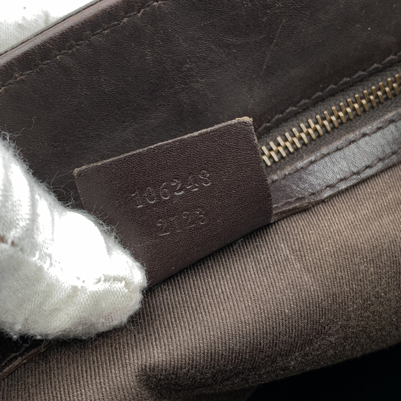 Gucci Beige Brown Monogram Canvas Bucket Shoulder Bag Tote