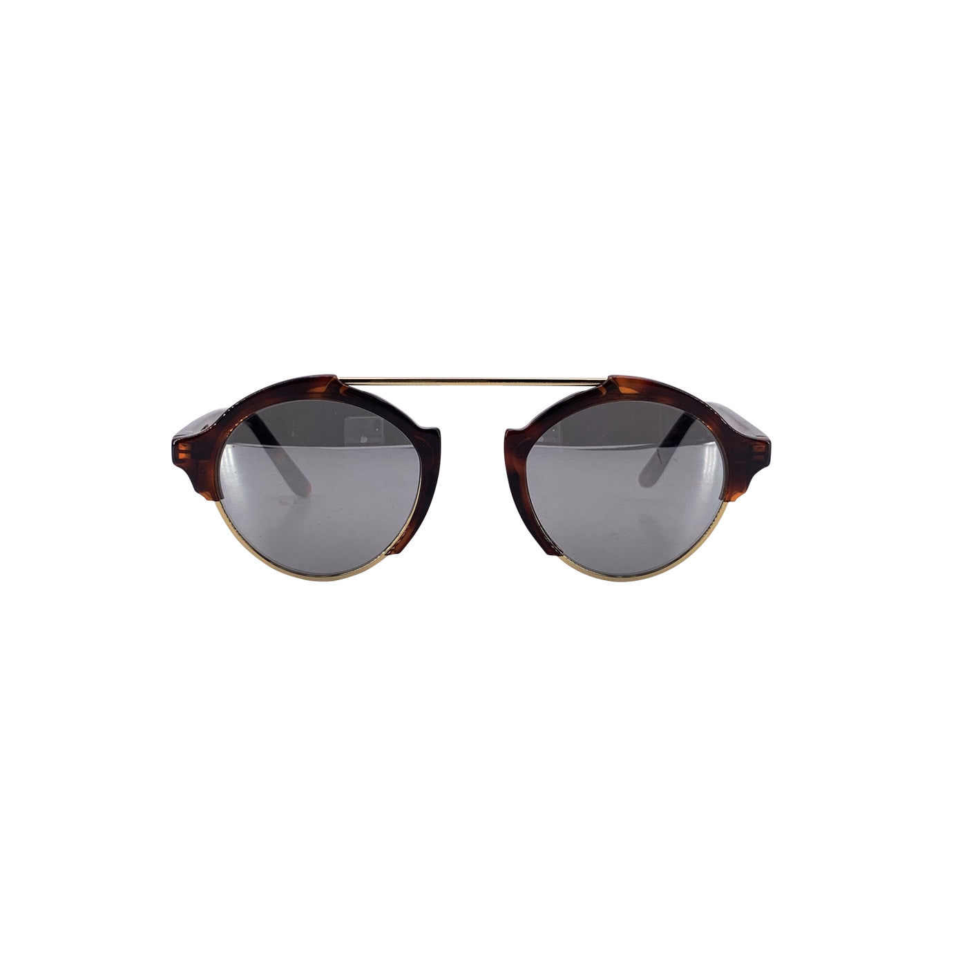 Illesteva Brown Mirrored Unisex Sunglasses MILAN 4 49/23 140 mm