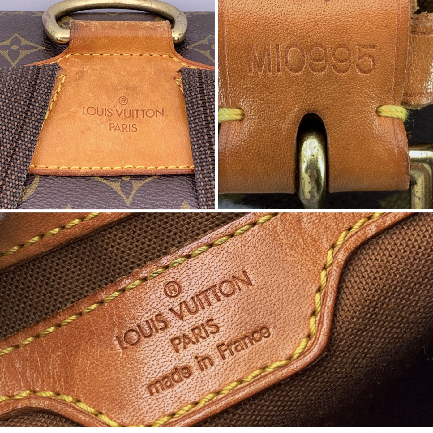 Louis Vuitton Vintage Monogram Montsouris GM Backpack Bag M51135