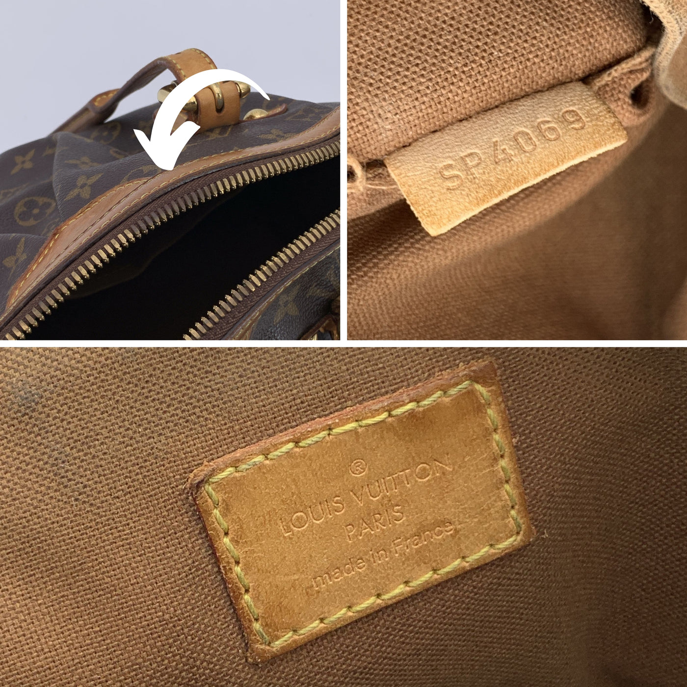 Louis Vuitton Brown Canvas Monogram Tivoli GM Satchel Bag