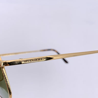 Bulgari Bvlgari Rectangle Sunglasses 109 Gold Metal 53/19 140mm