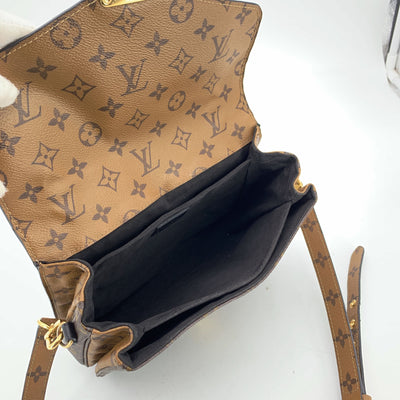 Louis Vuitton Monogram Reverse Pochette Metis Handbag Shoulder Bag