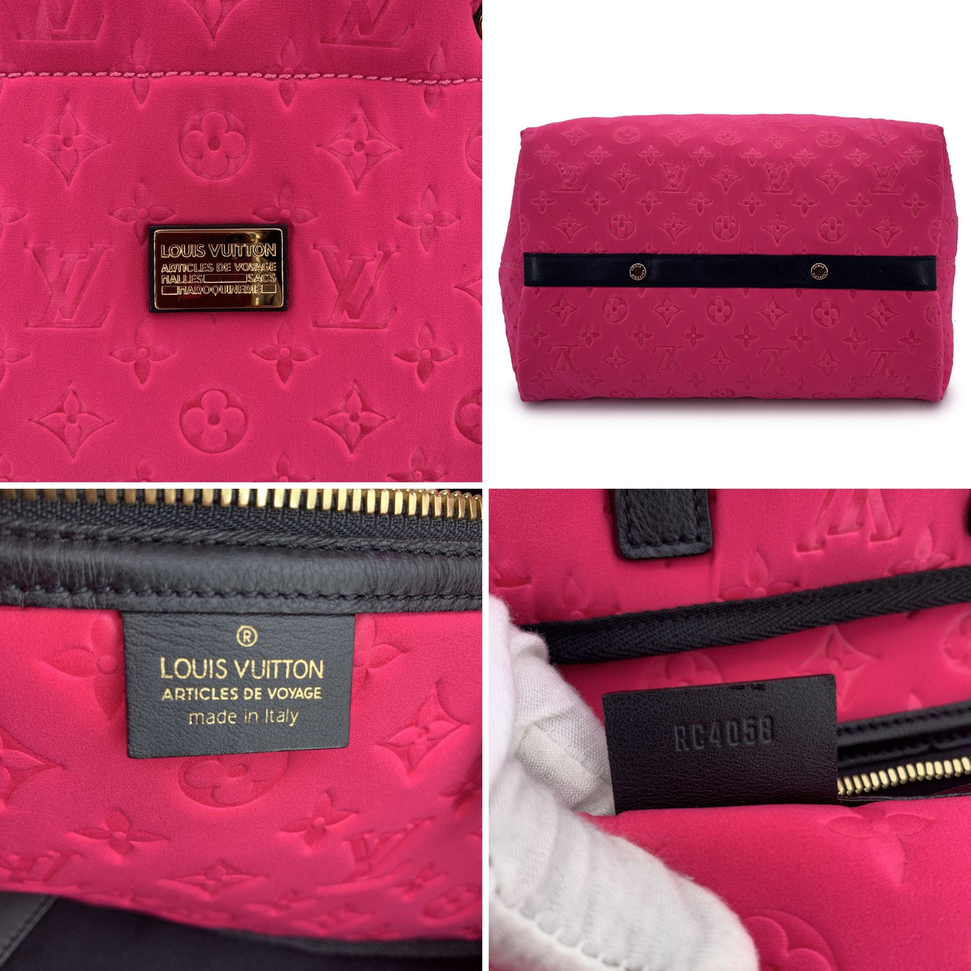 Louis Vuitton Fuchsia Monogram Neoprene Scuba MM Tote Bag