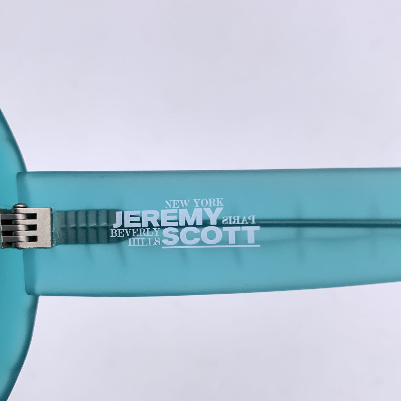 Jeremy Scott by Linda Farrow Blue Oversize JSPool/3 Sunglasses 145 mm
