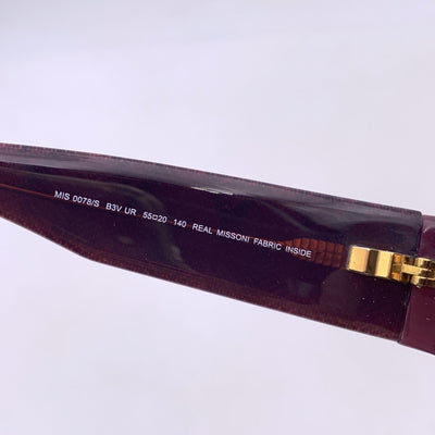 Missoni Purple Cat Eye MIS 0078/S B3V Sunglasses 55/20 140 mm