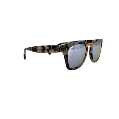 Illesteva Mirrored Unisex Rectangle Sunglasses POSITANO 49/21 140 mm
