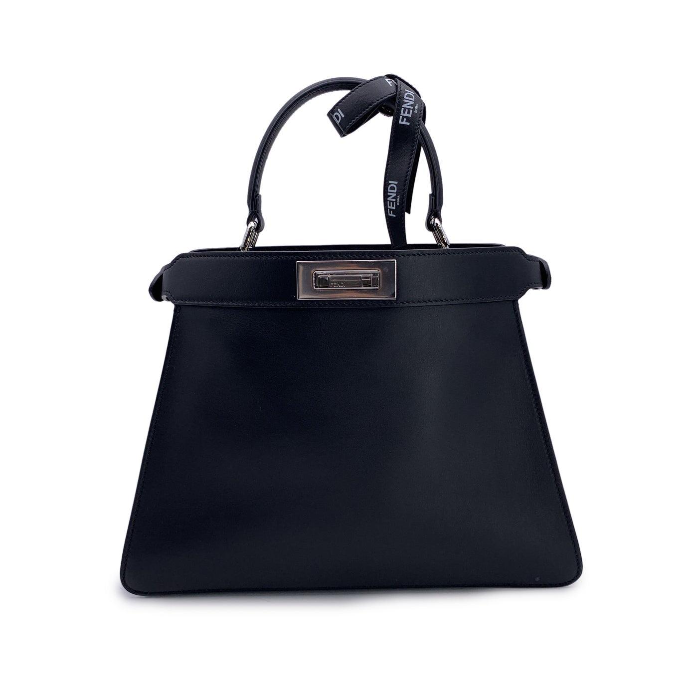 Fendi by Marc Jacobs Black Peekaboo ISeeU Medium Top Handle Bag