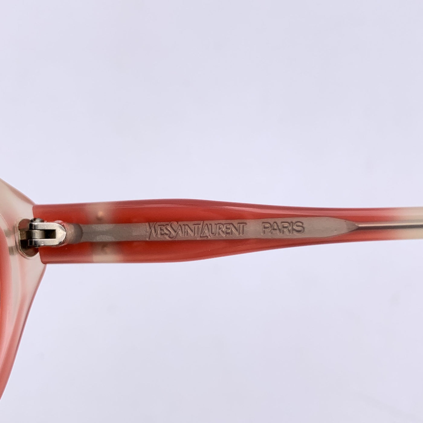 Yves Saint Laurent Vintage Red White Eole Sunglasses 56/16 140mm