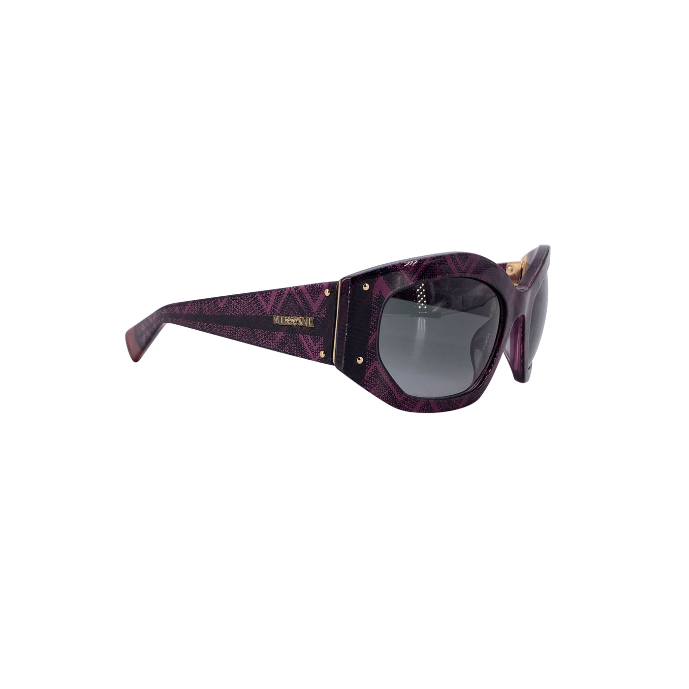 Missoni Purple Inlay Fabric MIS 0001/S EM5 Sunglasses 56/23 125 mm
