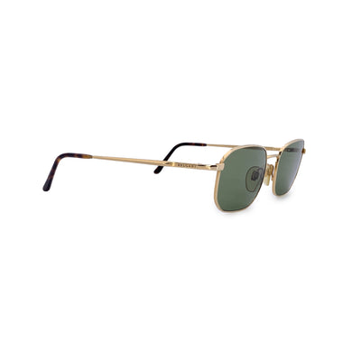 Bulgari Bvlgari Rectangle Sunglasses 109 Gold Metal 53/19 140mm