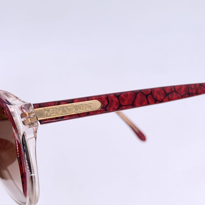 Yves Saint Laurent Vintage Burgundy Sunglasses ARION 56/14 140mm