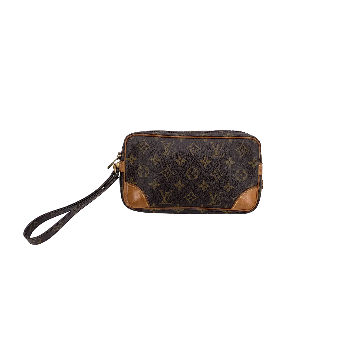 Louis Vuitton Vintage Monogram Marly Dragonne PM Wristlet Bag