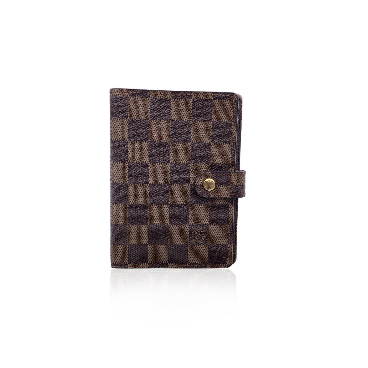 Louis Vuitton Vintage Damier Ebene Canvas 6 Ring Agenda Cover PM