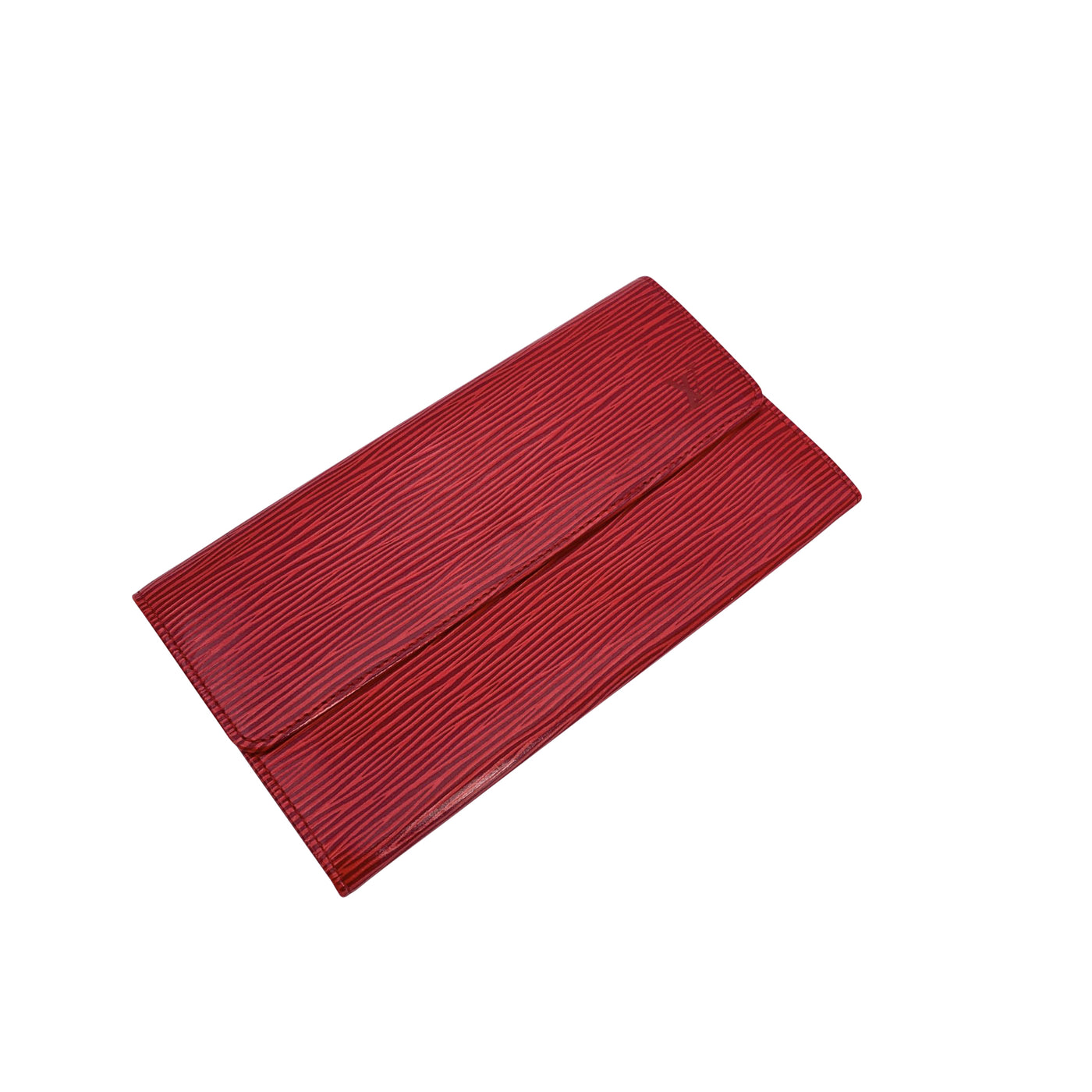 Louis Vuitton Vintage Red Epi Leather Sarah Continental Long Wallet
