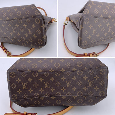 Louis Vuitton Brown Canvas Monogram Rivoli MM Satchel Bag