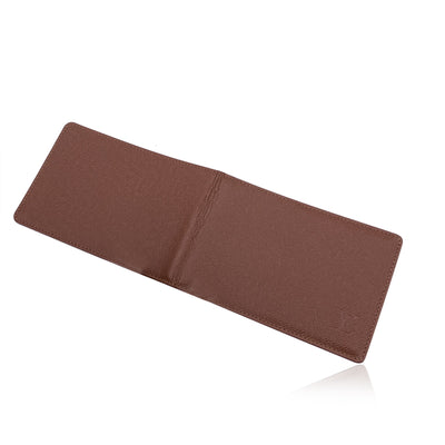 Louis Vuitton Vintage Tan Leather Bifold ID Card Wallet Photo Holder