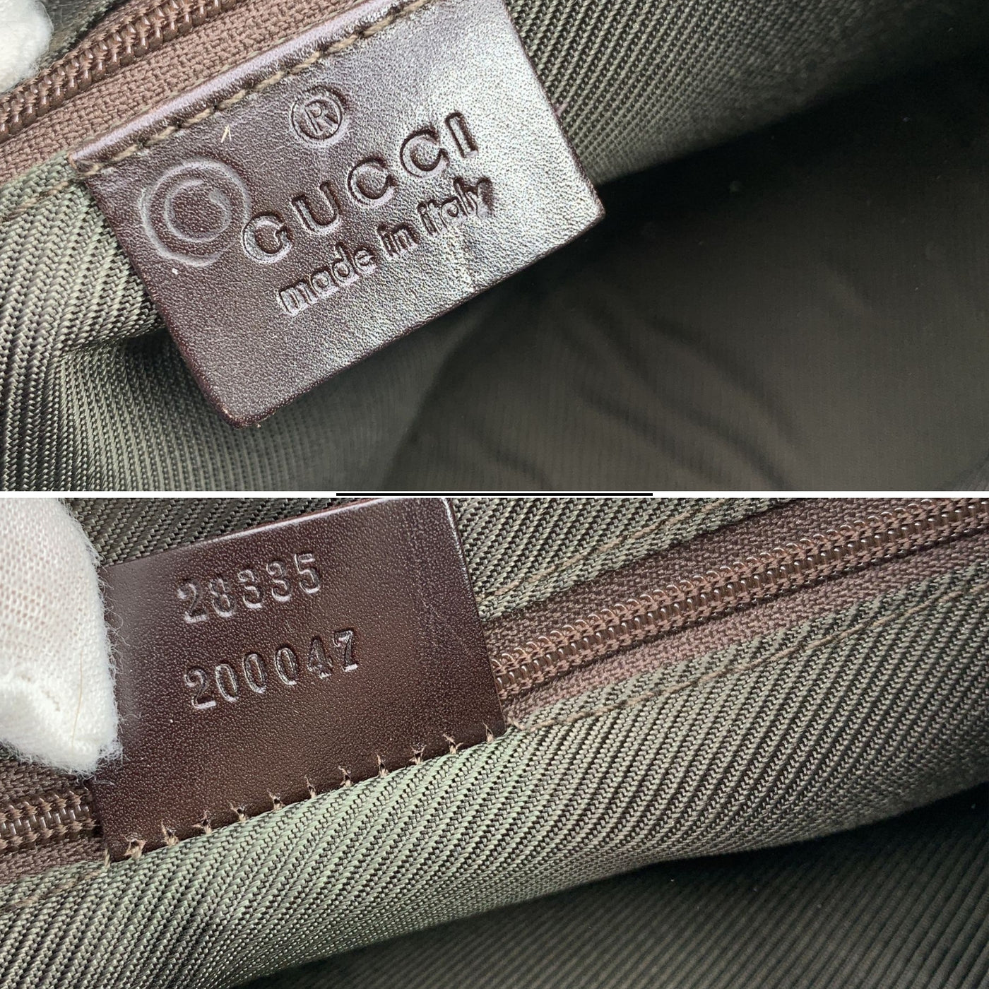 Gucci Brown Big Monogram Canvas Hobo Bag Shoulder Bag