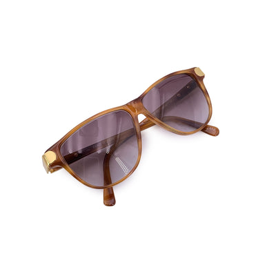 Fendi by Lozza Vintage Tan Acetate Sunglasses FV 70 55/10 135mm
