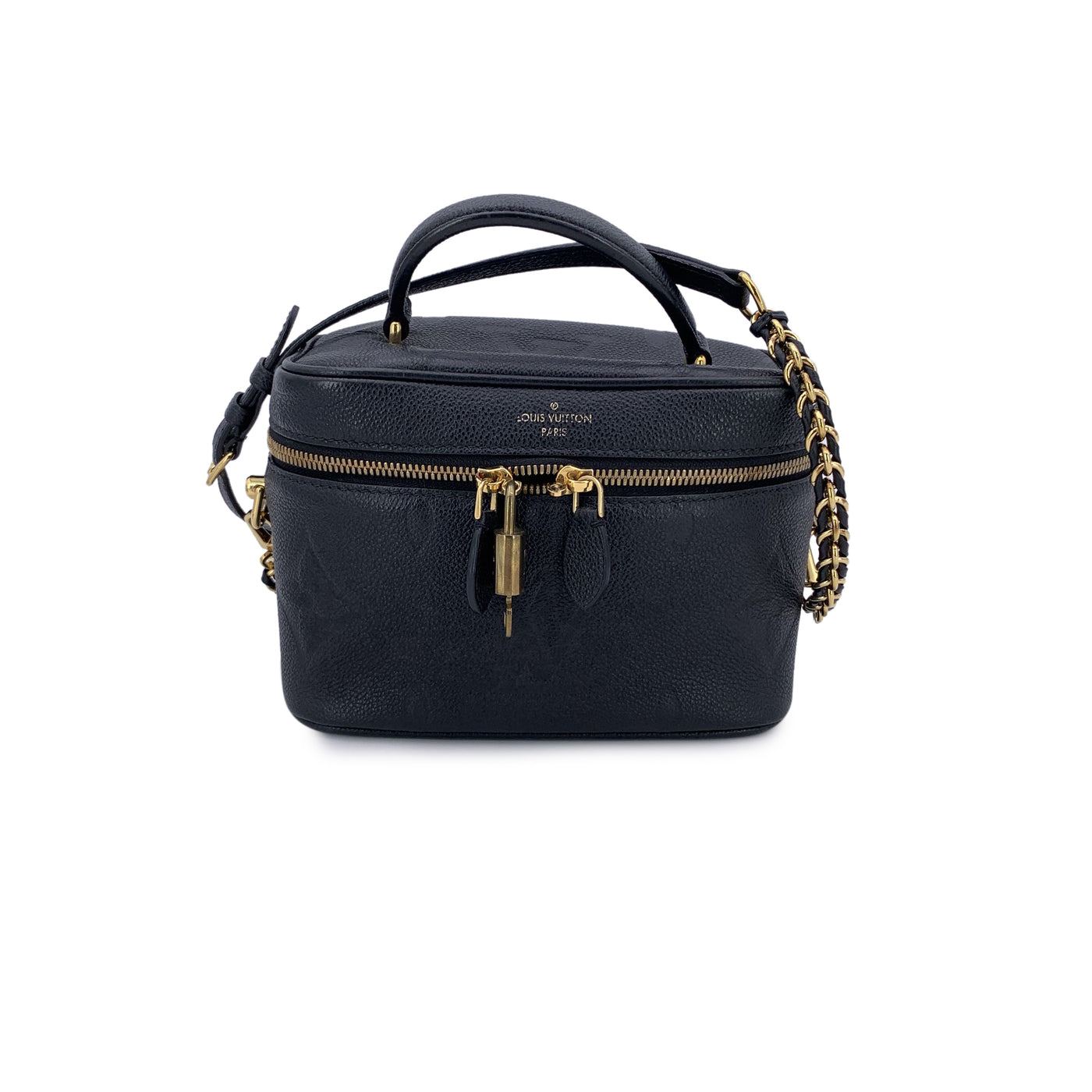 Louis Vuitton Black Monogram Empreinte Giant Vanity PM Crossbody Bag