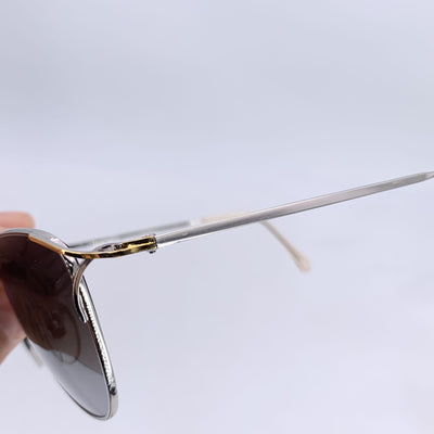 Fendi Vintage Silver Metal Sunglasses FV 144 58/16 135mm