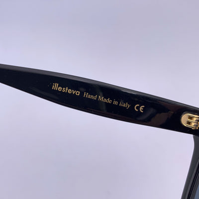 Illesteva Black Unisex Rectangle Sunglasses POSITANO 49/21 140 mm