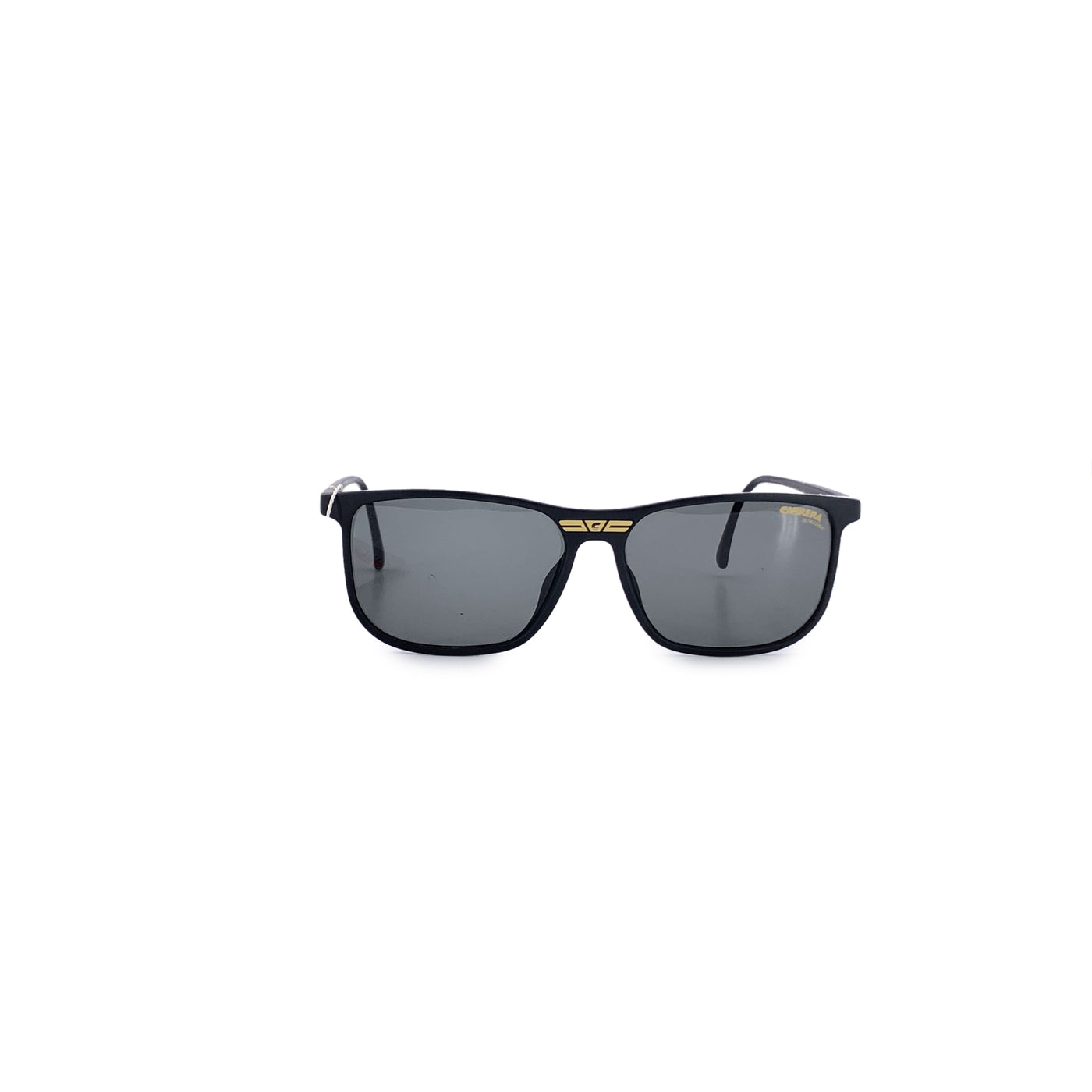 Carrera Vintage Matt Black Lcm Square 5465 Sunglasses Polarized Lenses