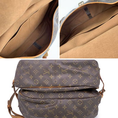 Louis Vuitton Vintage Monogram Canvas Saumur 35 Crossbody Bag