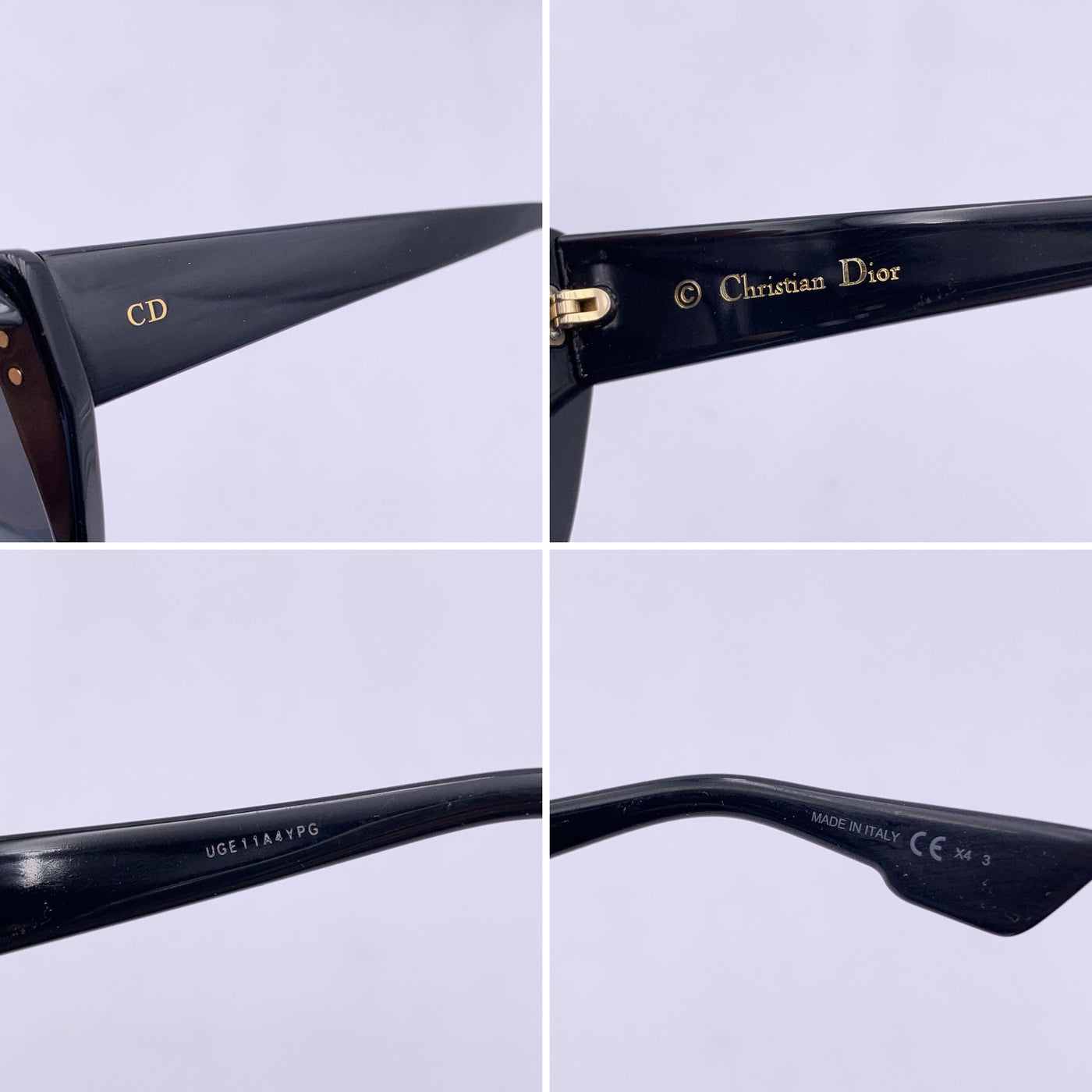 Christian Dior Black J'Adior DiorClub2 Sunglasses 56/13 145mm