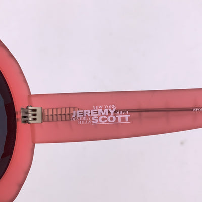 Jeremy Scott by Linda Farrow Pink Oversize JSPool/4 Sunglasses 145 mm